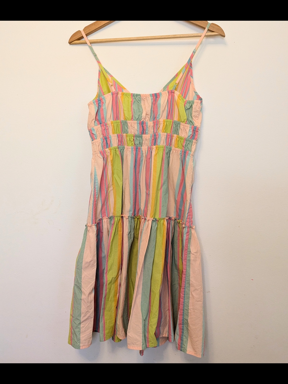 Pastel Stripe Spaghetti Strap Sundress - Multi Rails Womens Carmen Mini Dress XS - Picture 6 of 6